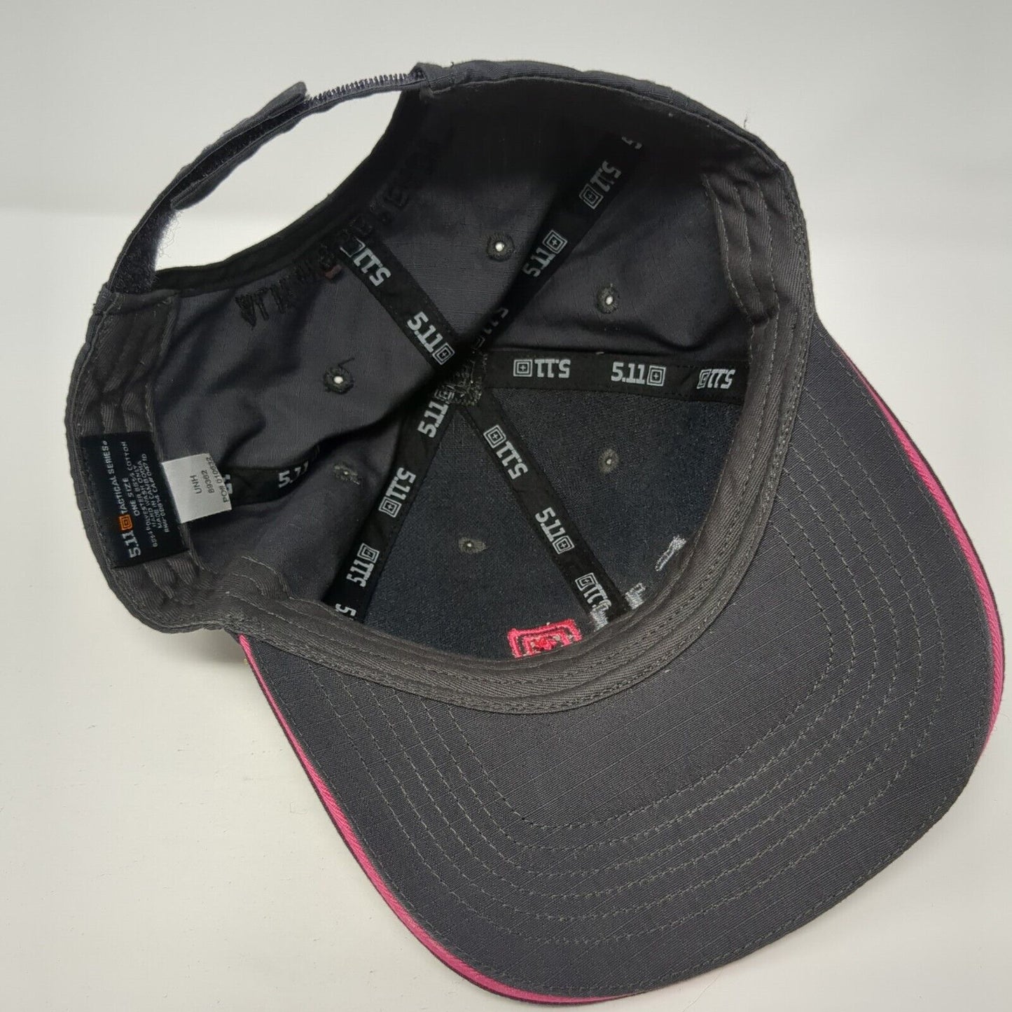 5.11 Tactical Always Be Ready Strapback Hat Gray One Size Adjustable Embroidered