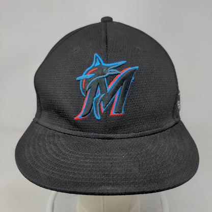 Florida Marlins Strapback Hat Black OSFM Embroidered Logo OC Sports MLB