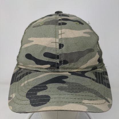 Unbranded Snapback Trucker Hat Camouflage One Size Mesh Back Adjustable