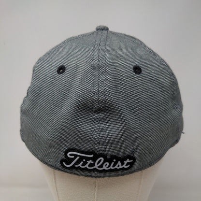 Titleist Men's Fitted Hat Multicolor L/XL Embroidered Big Logo Polyester Blend