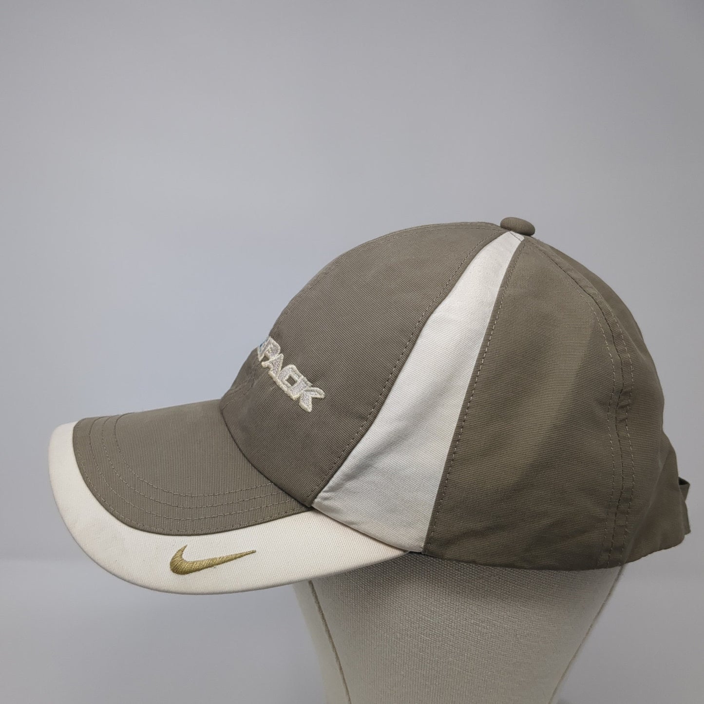 RitePack Strapback Hat Brown One Size Adjustable Nike Golf Embroidered