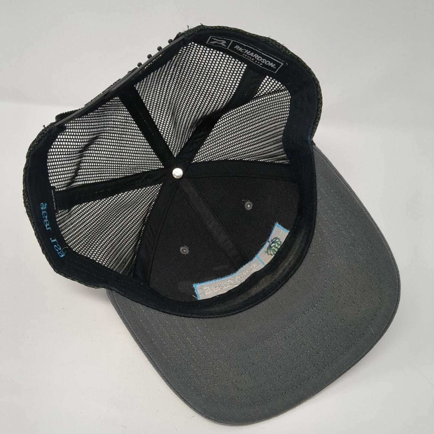 Gooding Farms Est. 1895 Snapback Trucker Hat Gray OS Adjustable Mesh Richardson