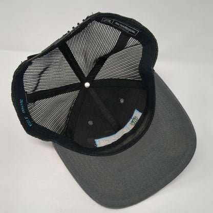 Gooding Farms Est. 1895 Snapback Trucker Hat Gray OS Adjustable Mesh Richardson