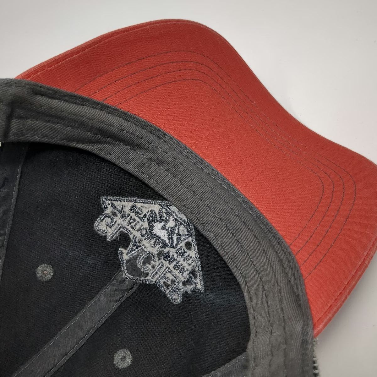 Prairie Mountain Trucker Hat Red One Size Glacier National Park Bear Mesh Back