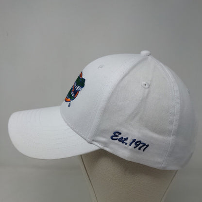 Florida Gators Men's Slideback Hat White Adjustable Embroidered Logo Cotton