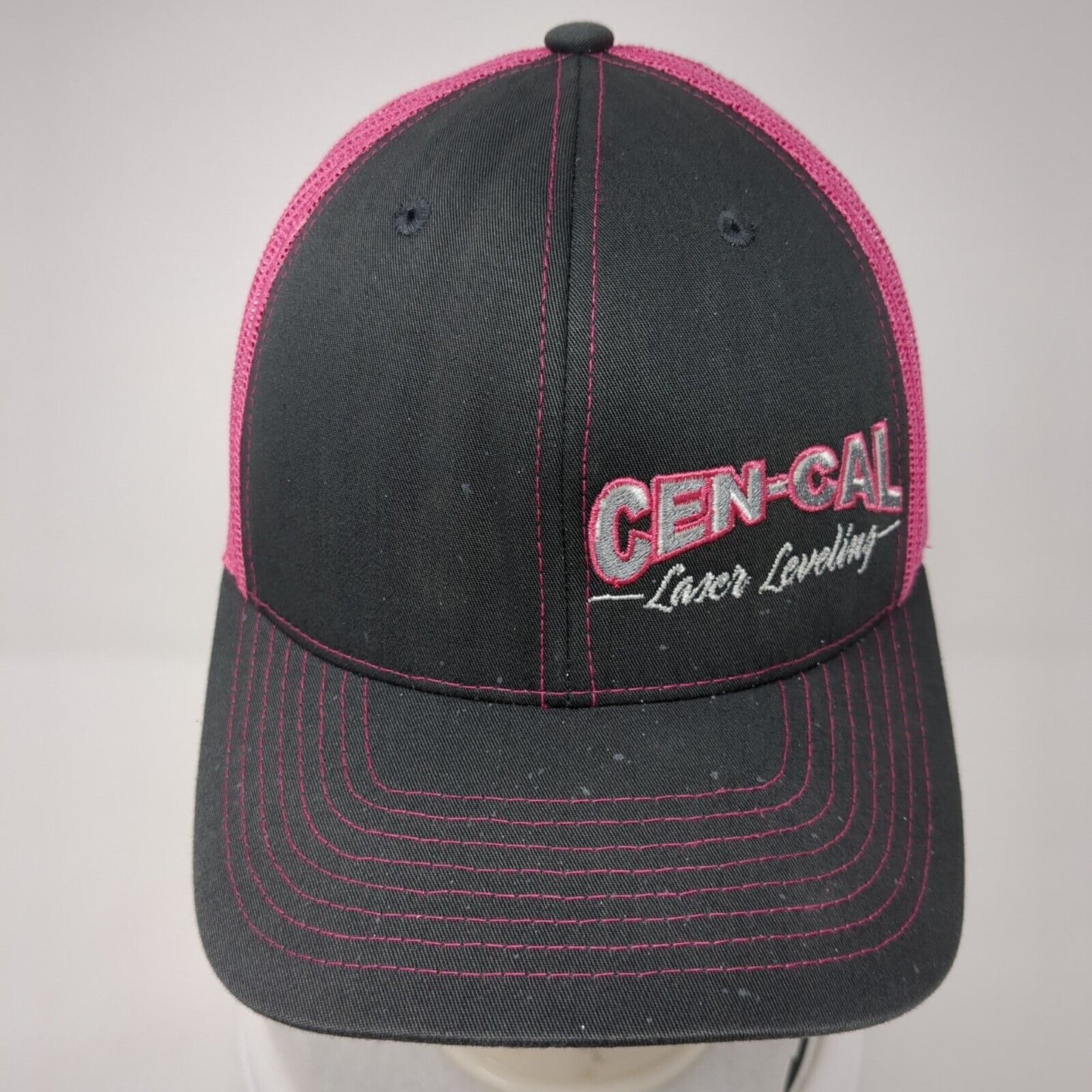 Cen-Car Laser Leveling Snapback Trucker Hat Multic OS Adjustable Mesh Richardson