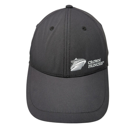 Crown Princess Strapback Hat Gray One Size Adjustable Embroidered Polyester