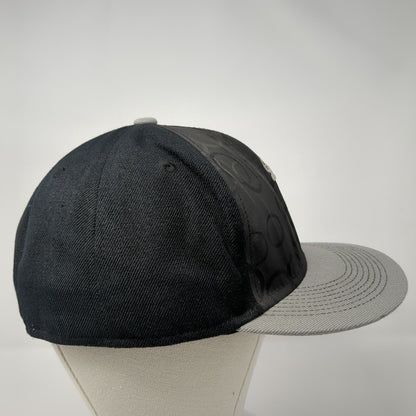NY New York Fitted Hat Black Size XL Embroidered 6 Panel KB ETHOS Headwear