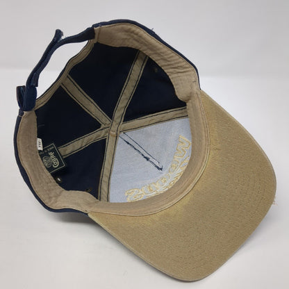 Woods Trucking Strapback Hat Blue One Size Adjustable Embroidered Cobra