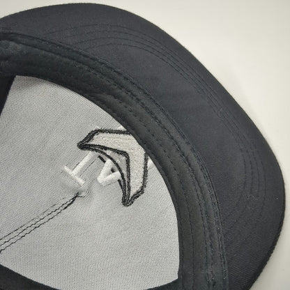 5 Panel Black One Size LA Los Angeles Crimes Bandana Paisley Hat Flat Brim Logo