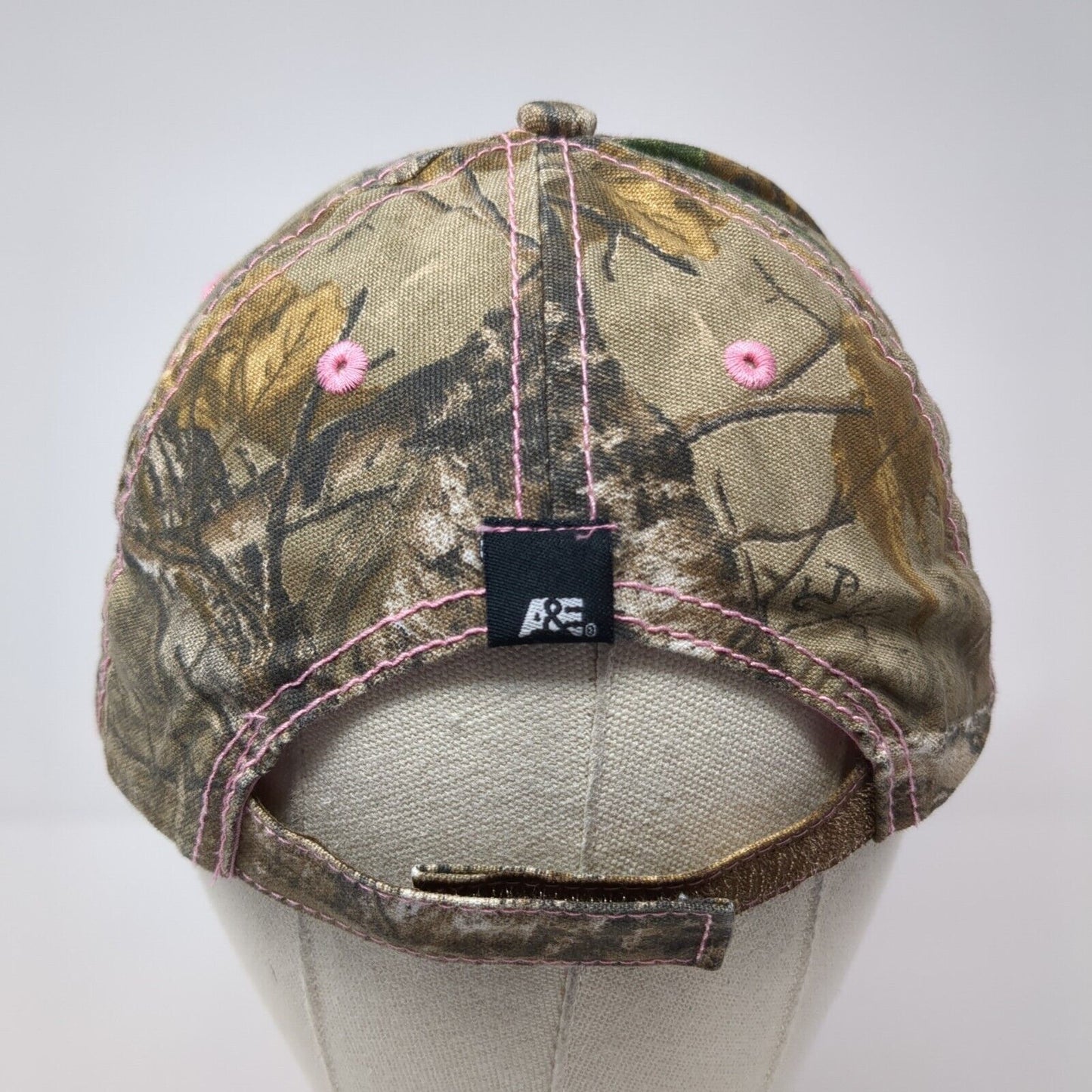 Duck Dynasty Strapback Hat Camouflage OS Adjustable Distressed Paramount Outdoor