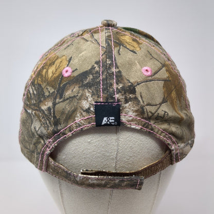 Duck Dynasty Strapback Hat Camouflage OS Adjustable Distressed Paramount Outdoor