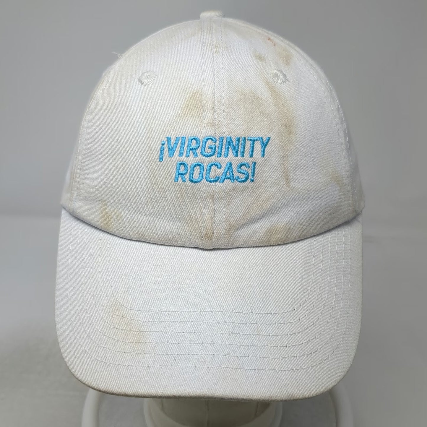 Danny Duncan Virginity Rocas Baseball Cap White One Size Slideback Hat Cotton