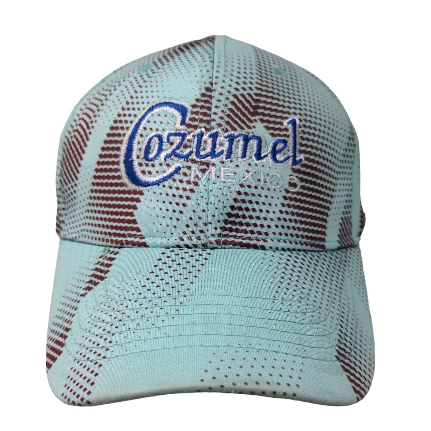 Genesis Men's Strapback Hat Blue Embroidered Cozumel Mexico Logo