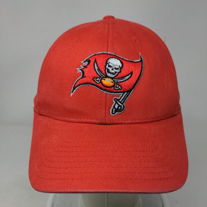 Tampa Bay Buccaneers Strapback Hat Red OS Embroidered Flag Logo NFL