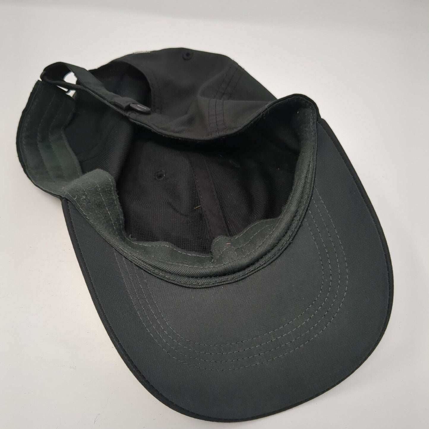 Nike Swoosh Strapback Hat Black One Size Embroidered Adjustable Solid