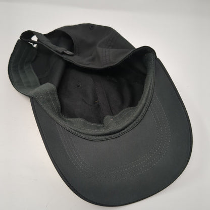 Nike Swoosh Strapback Hat Black One Size Embroidered Adjustable Solid