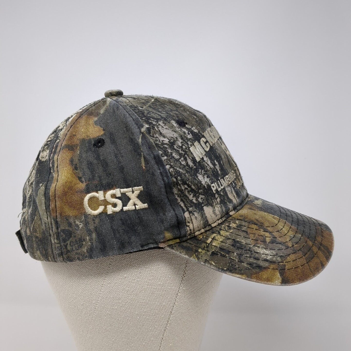 McKendree's Plumbing & Heating, Inc. Strapback Hat Multi One Size Camo