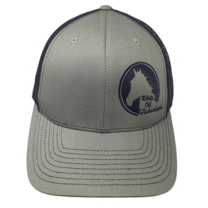 Richardson Trucker Hat Green One Size White Oil Technologies Mesh Snapback