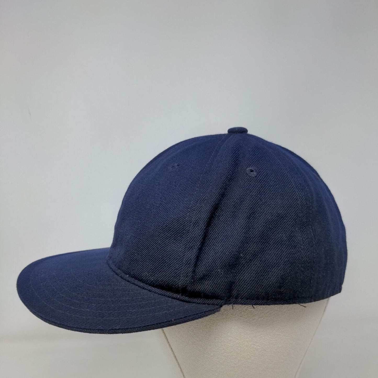 KB ETHOS Fitted Hat Blue Size 7 1/2/XL Lightweight Vented Holes 6 Panel Blank