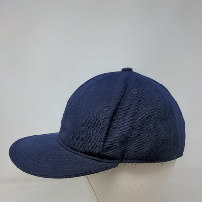 KB ETHOS Fitted Hat Blue Size 7 1/2/XL Lightweight Vented Holes 6 Panel Blank