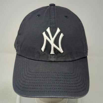 New York Yankees MLB '47 Baseball Cap Gray One Size Curved Brim Slideback Logo
