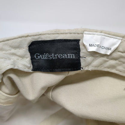 Gulfstream Baseball Cap Brown Black One Size Slideback Cotton Embroidered Hat