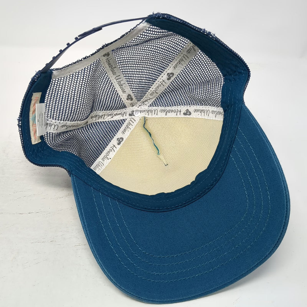 Honolua Surf Co. Trucker Hat Blue One Size Hawaii Mesh Snapback Floral Tropical