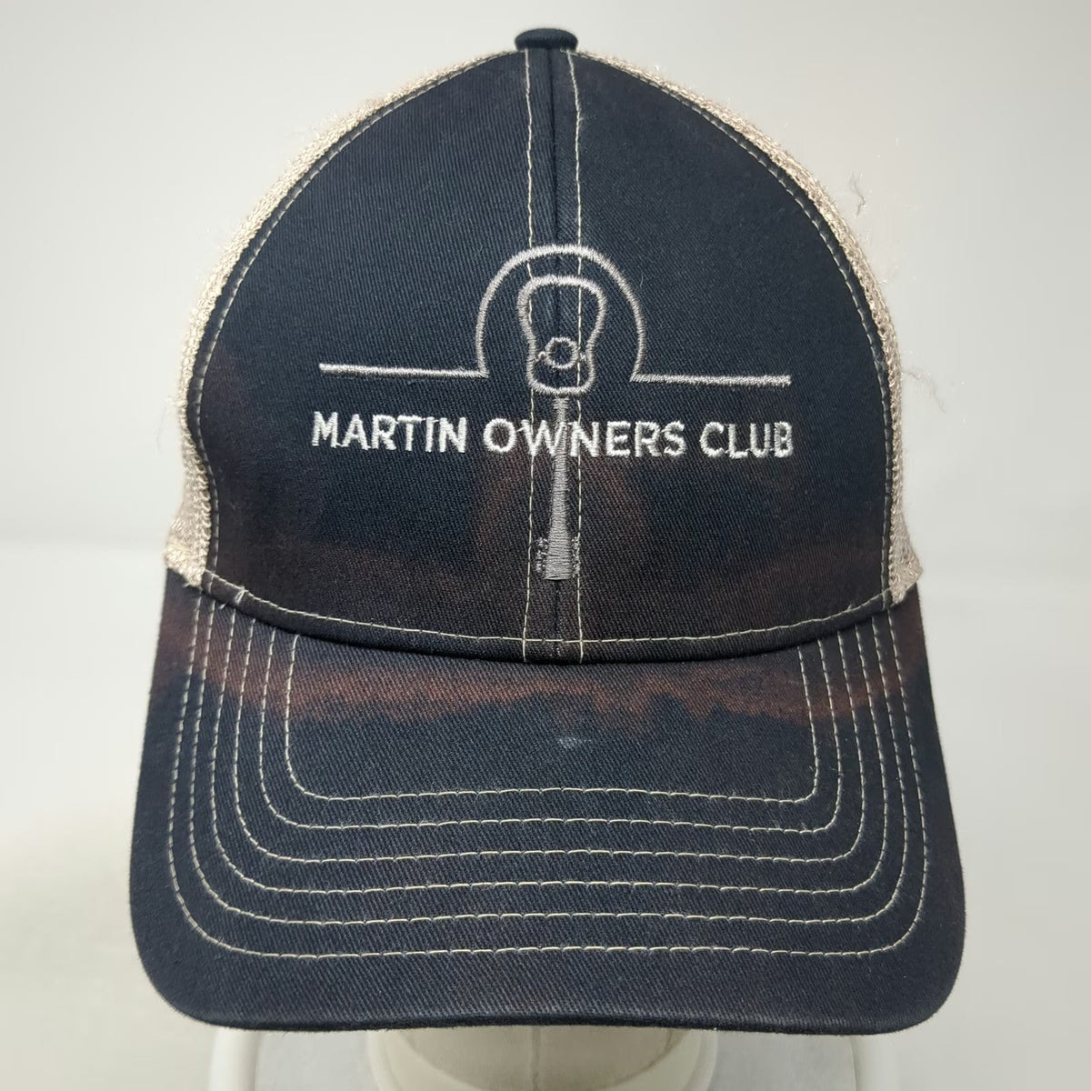 Cap America Martin Owners Club Hat Blue One Size Baseball Cap Mesh Strapback