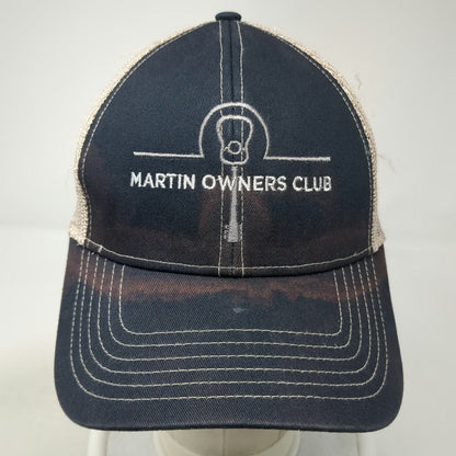 Cap America Martin Owners Club Hat Blue One Size Baseball Cap Mesh Strapback