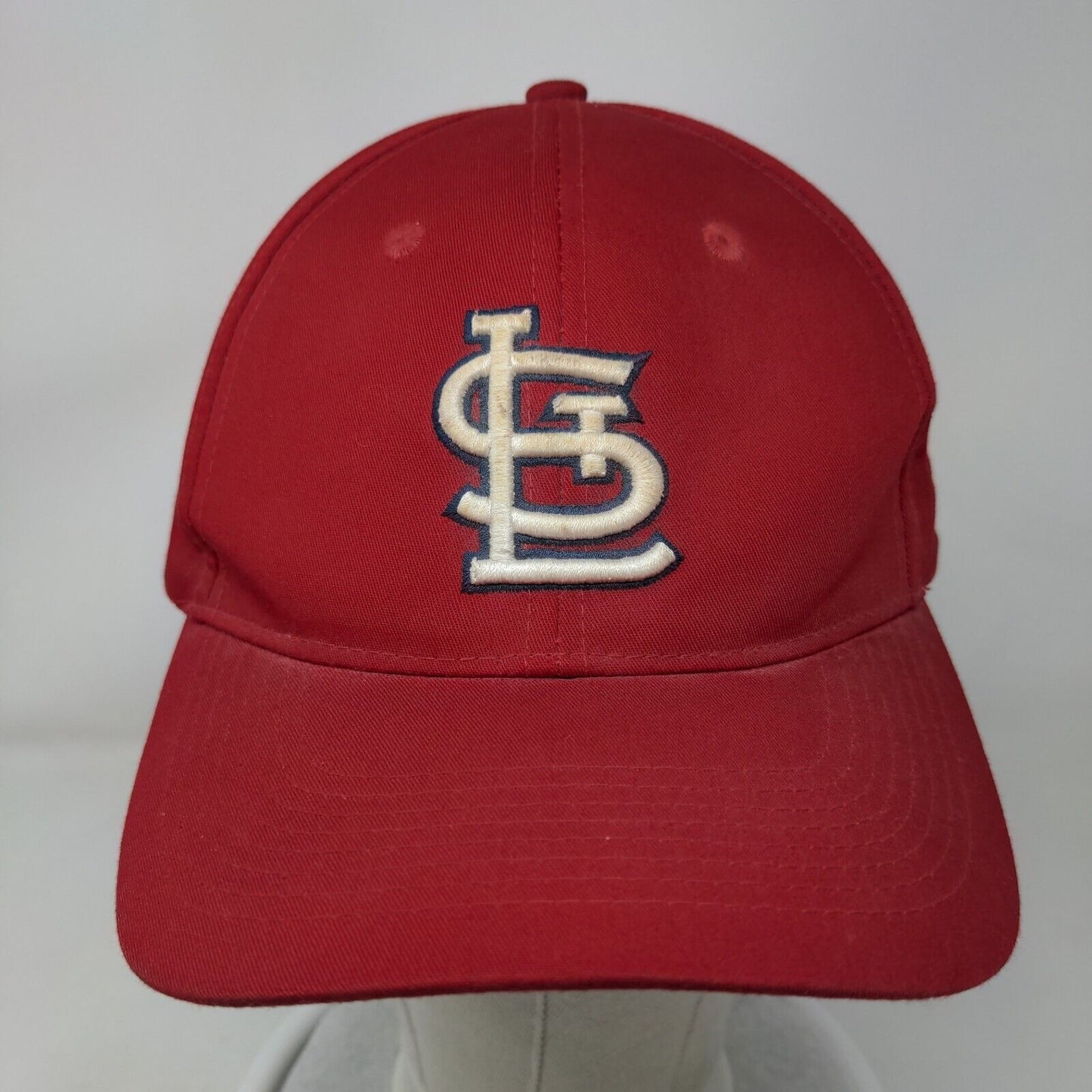 MLB Strapback Hat Red St Louis Cardinals OSFM Embroidered Logo Adjustable