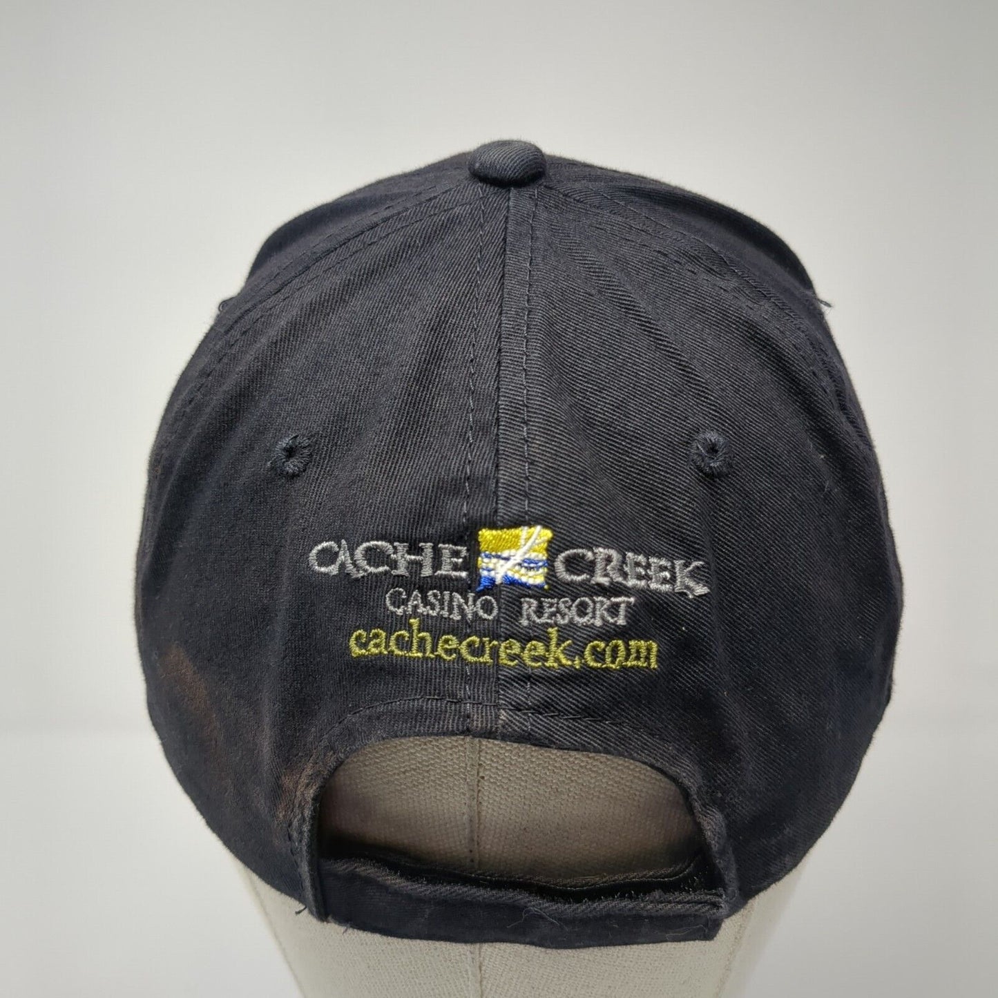 Cache Creek Casino Resort Strapback Hat Blue OS Adjustable Embroidered OC Sports