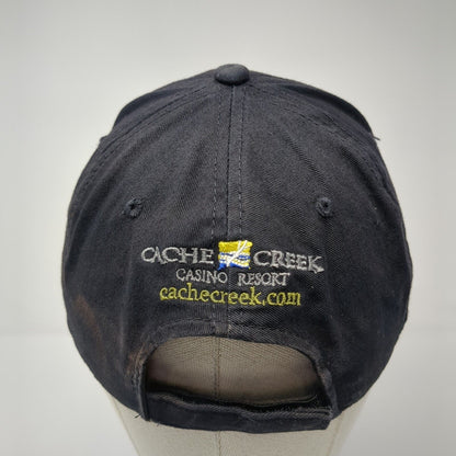 Cache Creek Casino Resort Strapback Hat Blue OS Adjustable Embroidered OC Sports