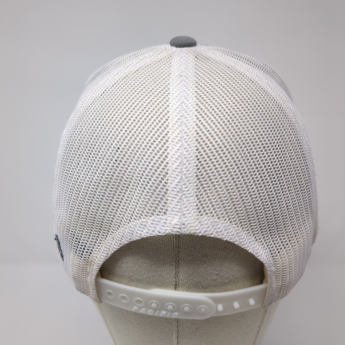 TSL Snapback Trucker Hat Gray OS Adjustable Mesh Back D Series Pacific Headwear