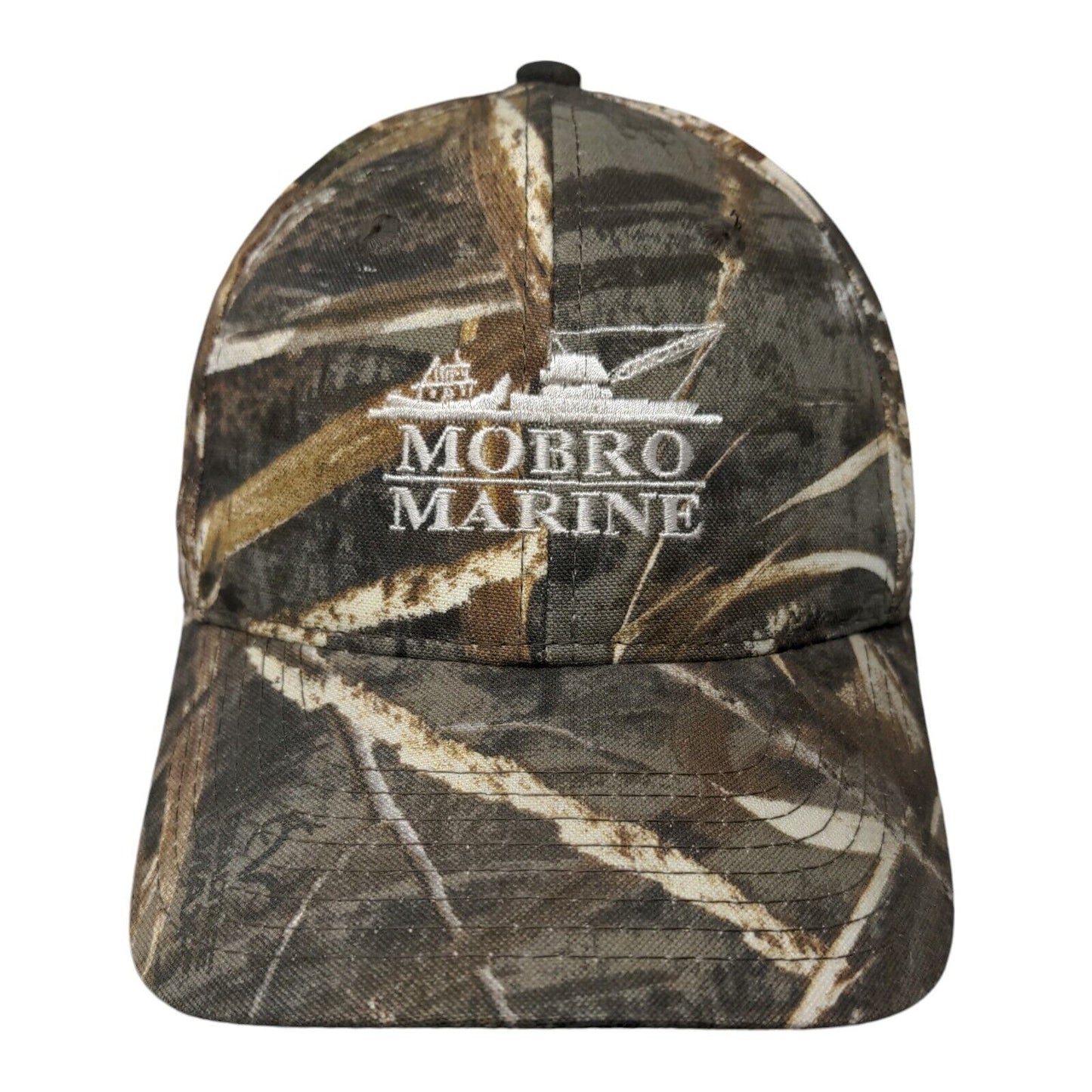 Mobro Marine Strapback Hat Camouflage OS Embroidered 6 Panel Port Authority