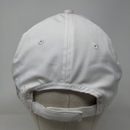 Gettin' Toasted Strapback Hat White OSFM Embroidered Breathable The Game