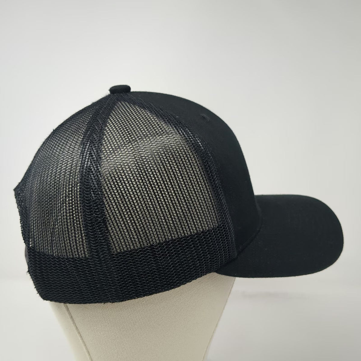 Hendrix Kerite Trucker Hat Black OSFM Mesh Snapback Embroidered Cable Services
