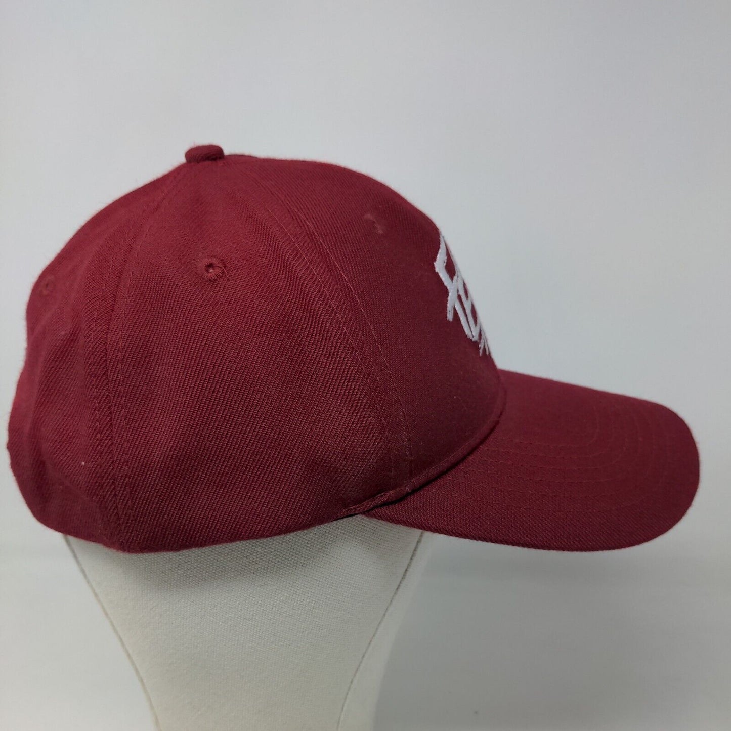 Face Everything & Rise Men's Snapback Hat Red Adjustable Embroidered Logo