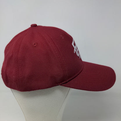 Face Everything & Rise Men's Snapback Hat Red Adjustable Embroidered Logo