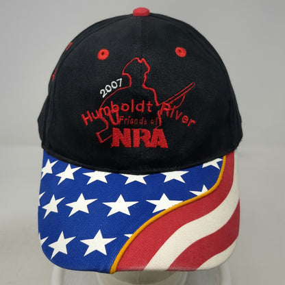 OTTO 2007 NRA Humboldt River American Flag Brim Black One Size Baseball Cap Hat