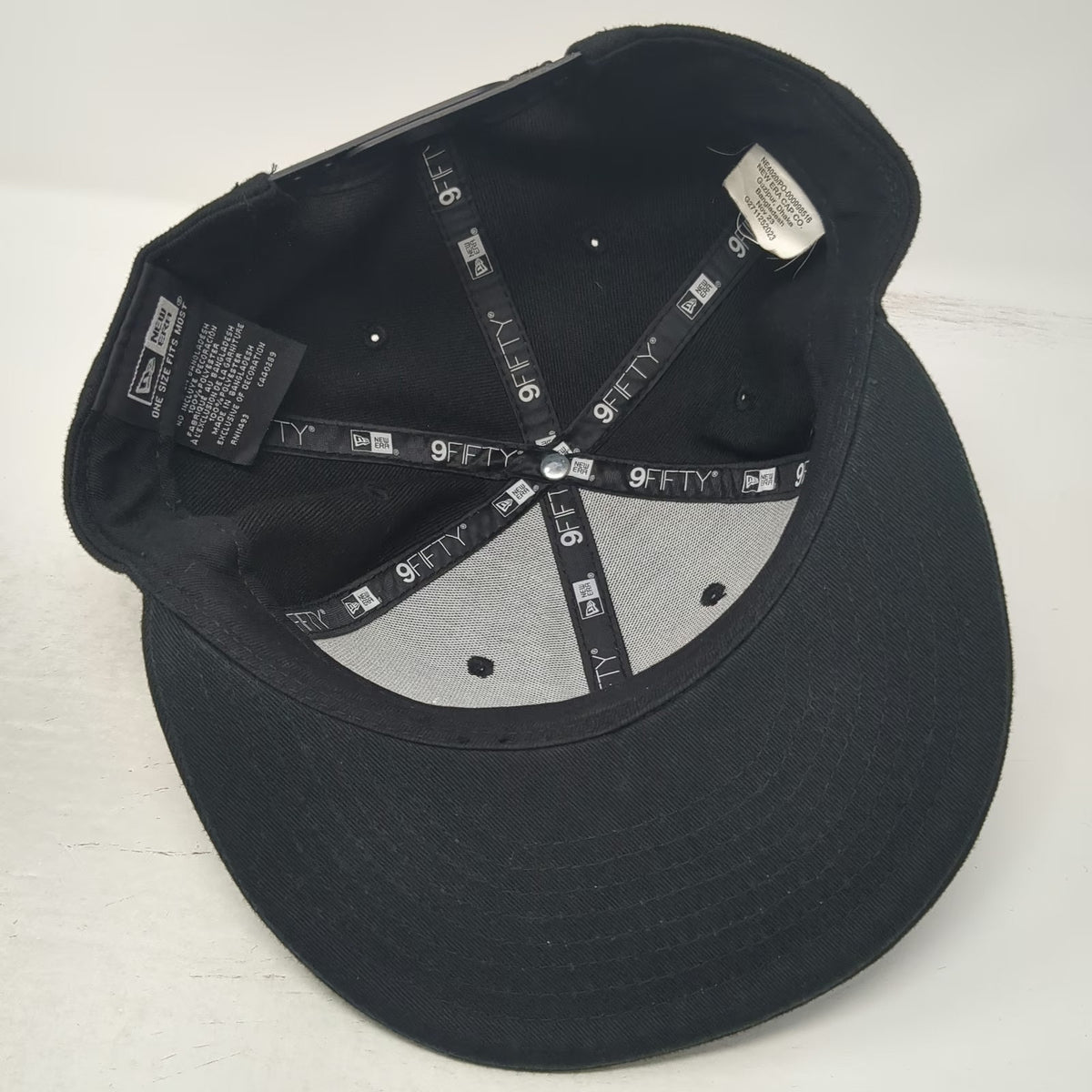 New Era Snapback Black Hat One Size ServiceTitan Commercial 9FIFTY Flat Brim