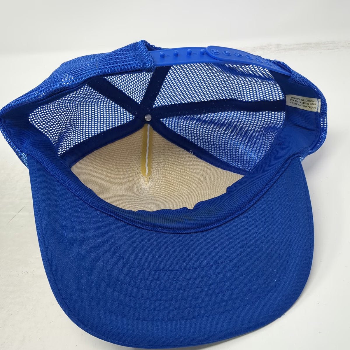 Blue White Trucker Hat One Size Mesh Snapback Avery's Iron Horse Bar Pocatello