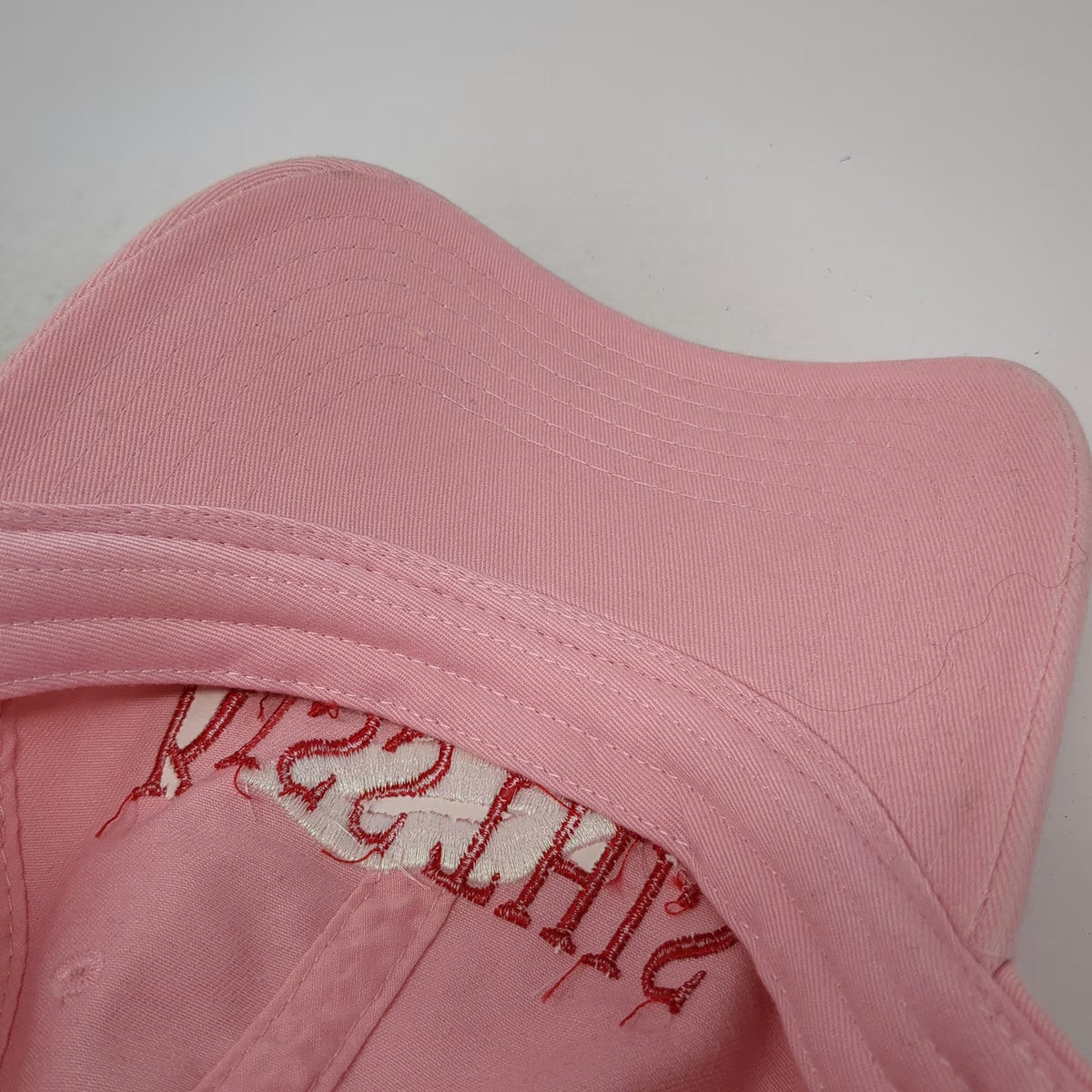 Otto Baseball Cap Pink One Size Autographed Kiss This Aaron Tippin Country Hat