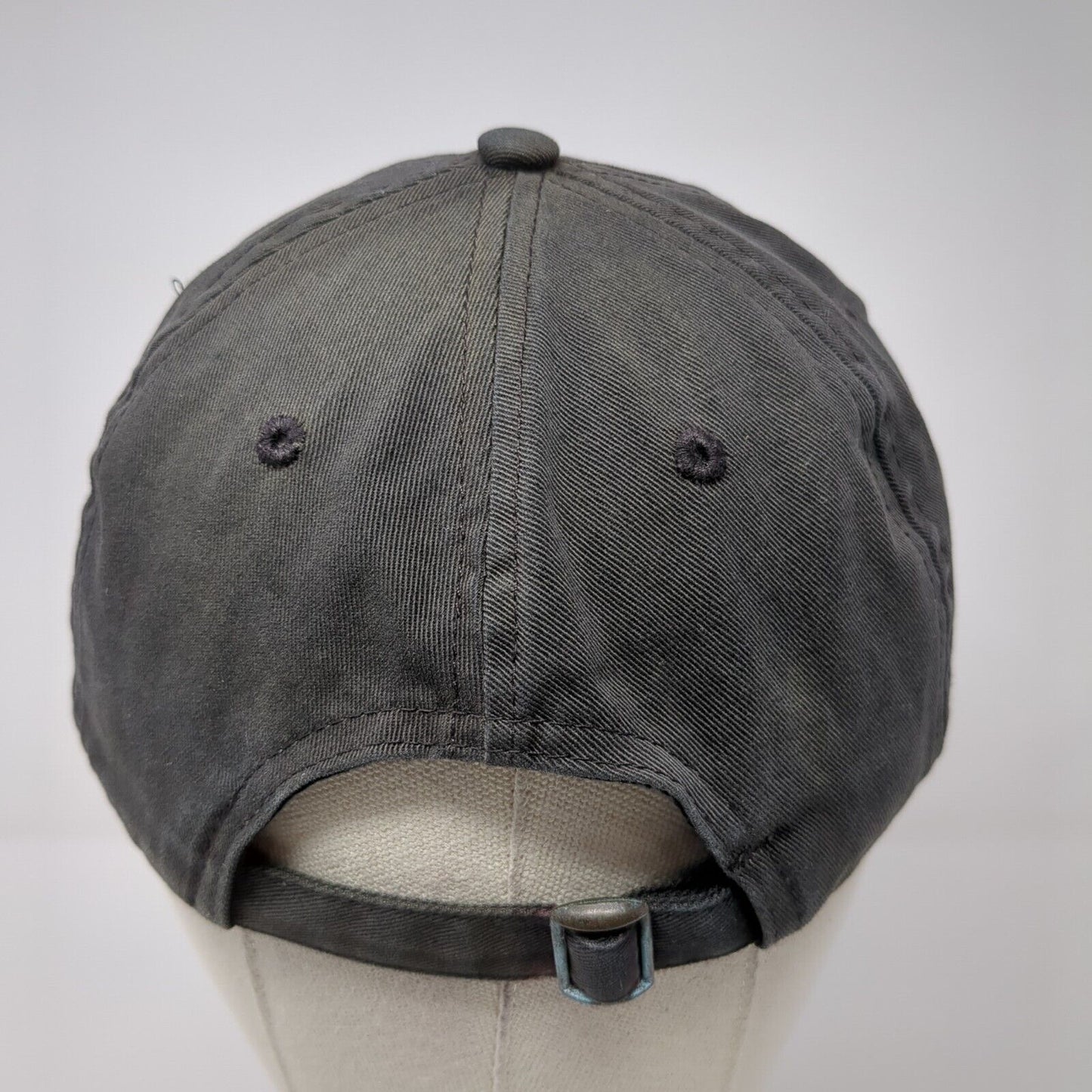 God Encounters Slideback Baseball Cap Black One Size Adjustable Embroidered