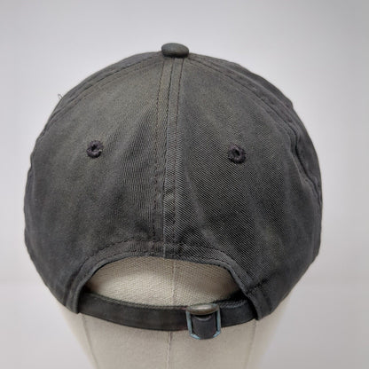 God Encounters Slideback Baseball Cap Black One Size Adjustable Embroidered