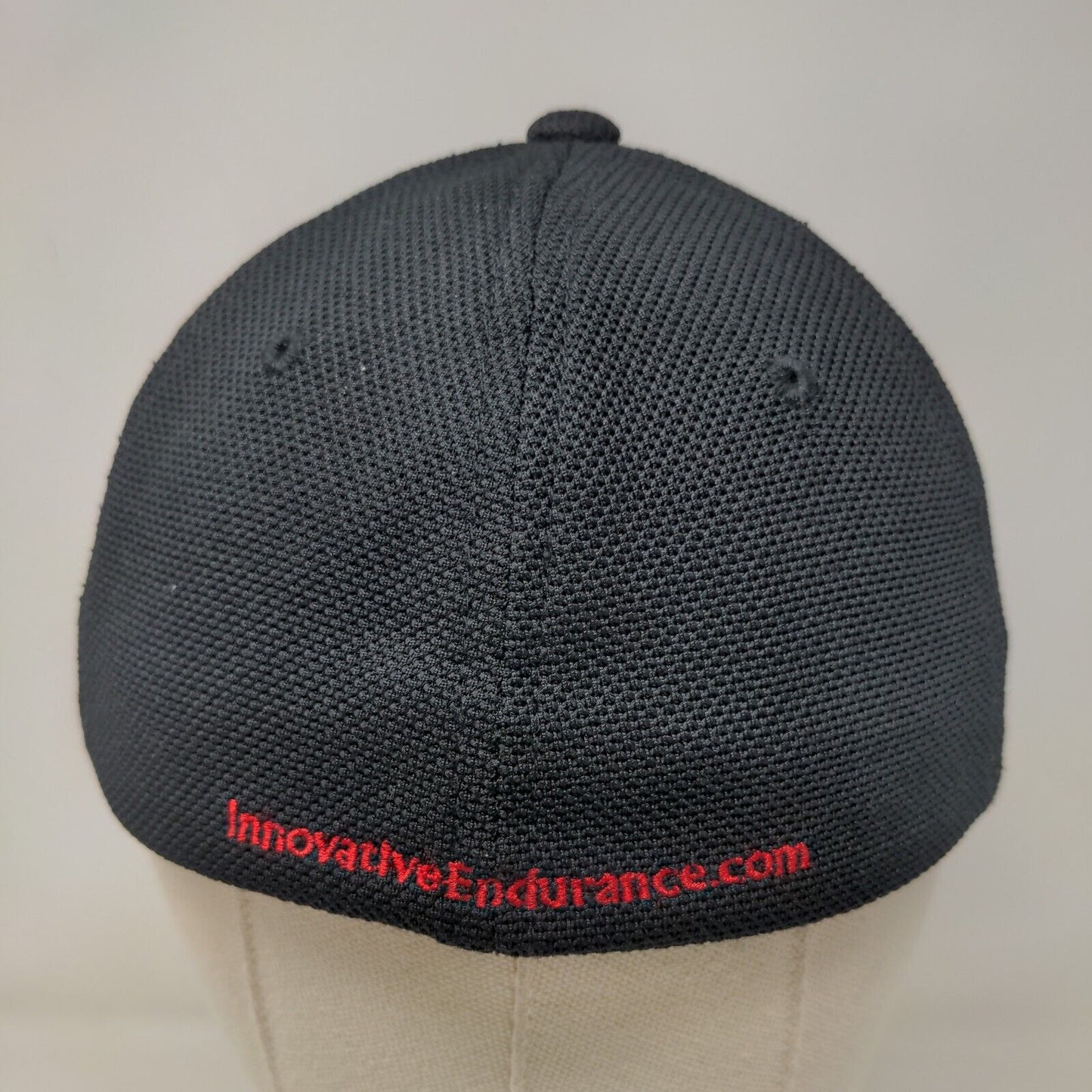 Flexfit Men's Fitted Hat Black Embroidered Innovative Endurance Logo
