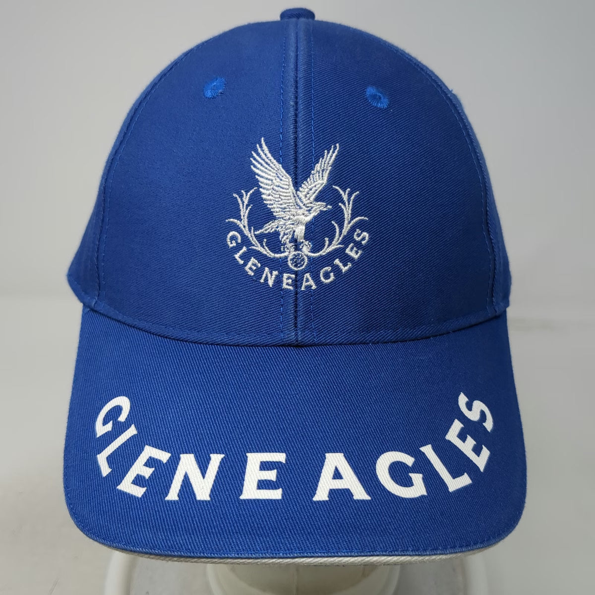 Level 4 Golf Gleneagles Scotland Logo Baseball Cap Blue One Size Slideback Hat