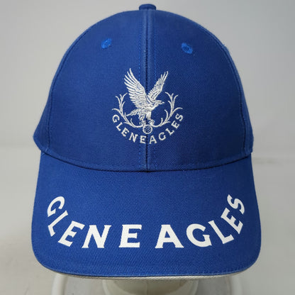 Level 4 Golf Gleneagles Scotland Logo Baseball Cap Blue One Size Slideback Hat