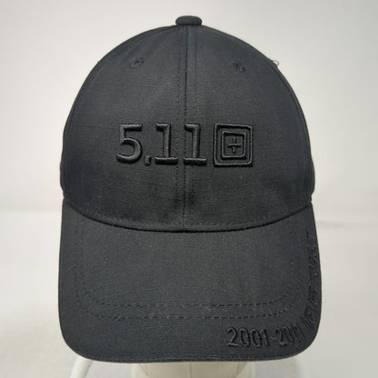 5.11 Tactical Baseball Cap Black One Size Strapback 9/11 Anniversary 2011 Hat
