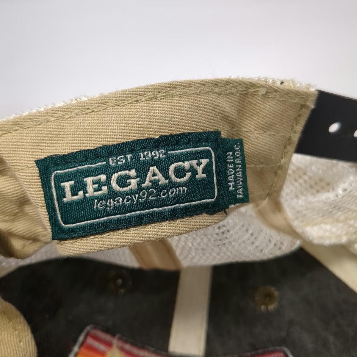 Legacy Trucker Hat Gray One Size Seward AK Alaska Mountain Patch Mesh Snapback
